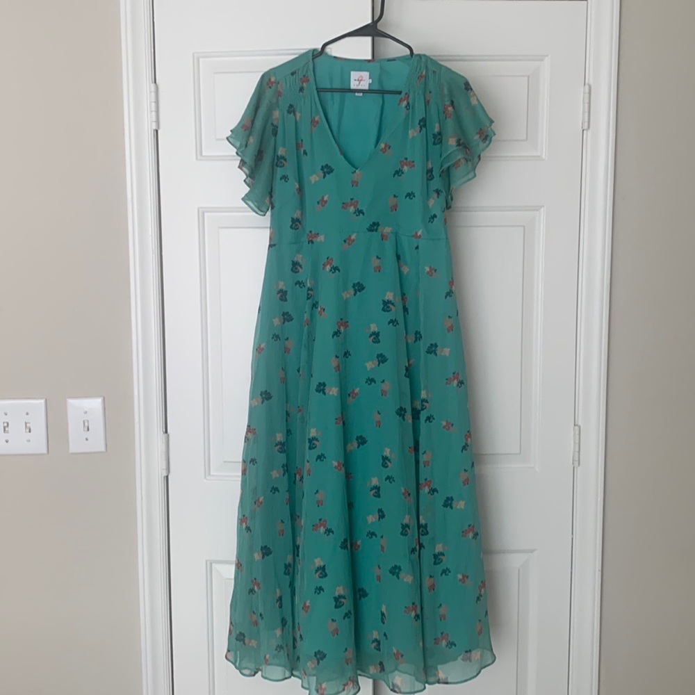 Semi-dressy Flowy fabric dress